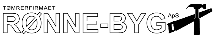 Rønne-Byg byggefirma logo